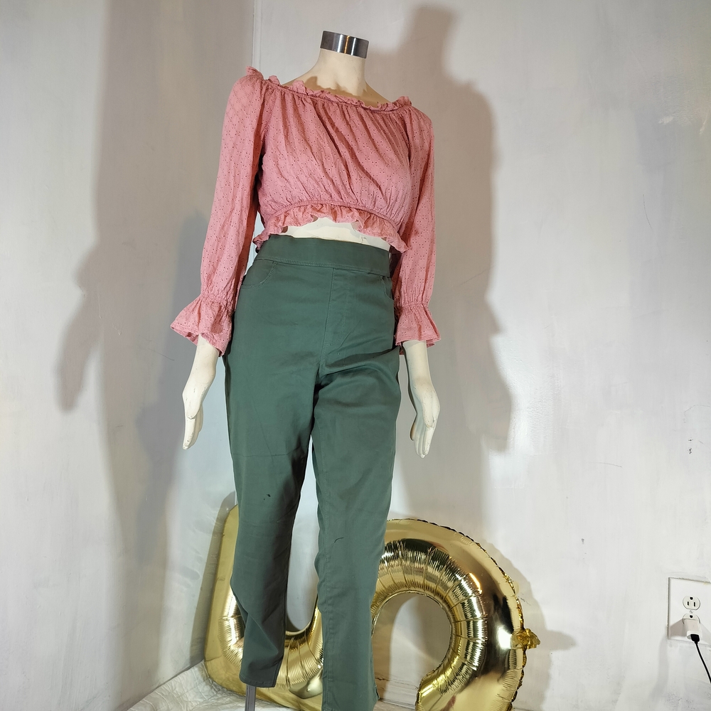 Gloria Vanderbilt Green Jeggings for Women